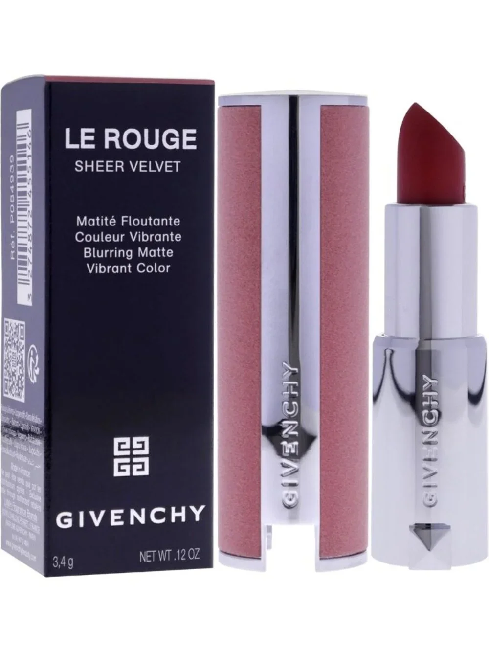 Sheer Velvet Matte Lipstick - N36 L Interdit - Long-lasting, Hydrating Color